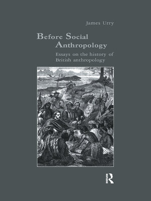 cover image of Before Social Anthropology
